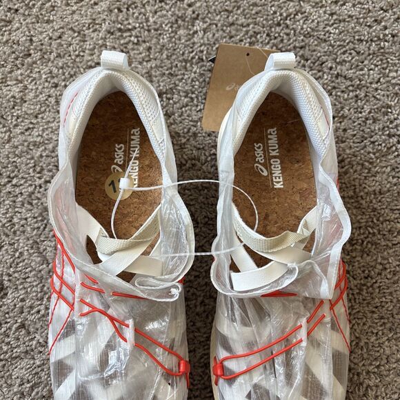 Asics x Kengo Kuma Archisite ORU White Red 1201A862 101 Men's Size 12 New Rare - Picture 2 of 6